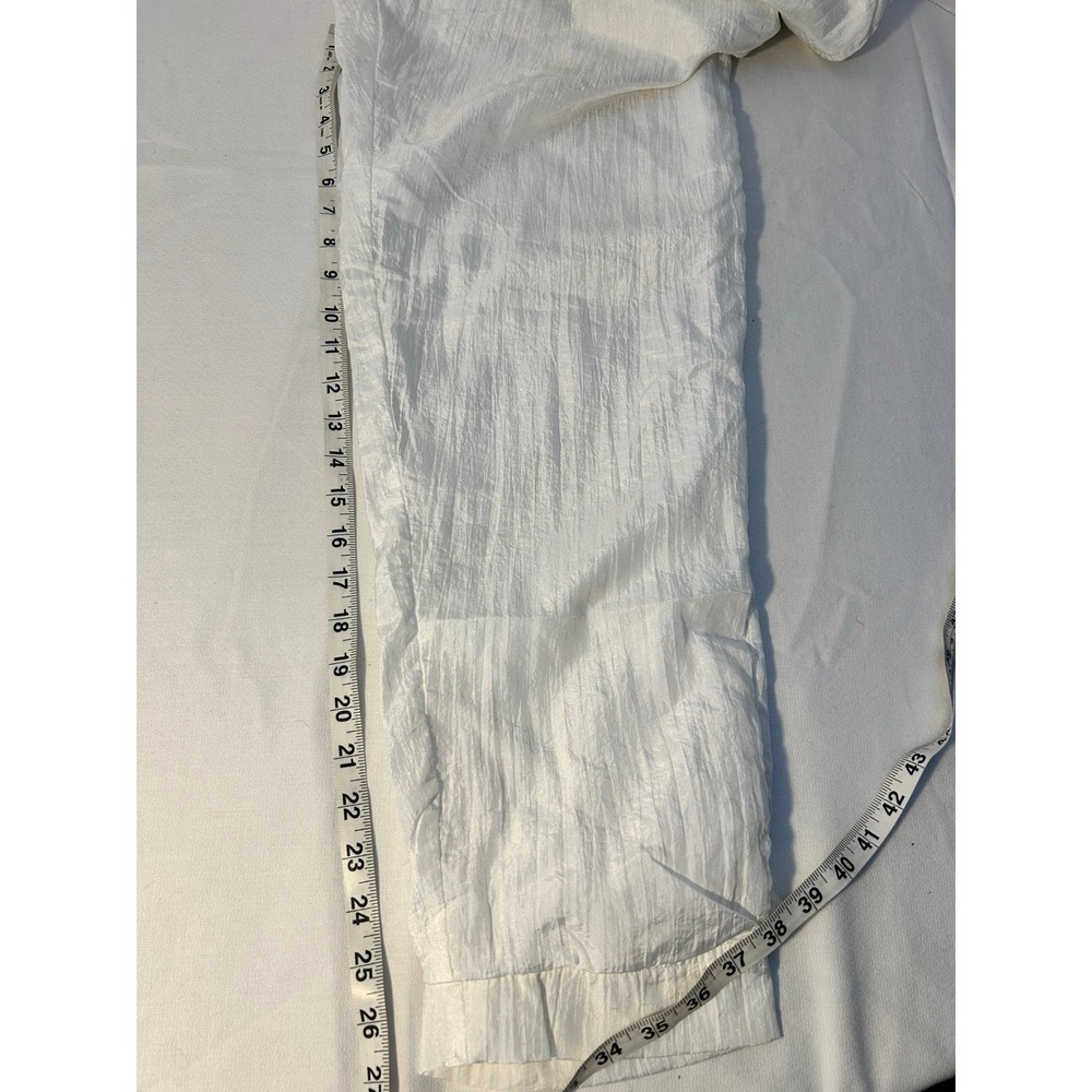 LAVON Vintage Cherub Christmas Tracksuit Jacket White Shiny‎ Polyester Size M - Picture 15 of 16